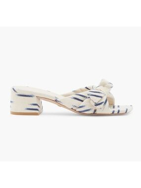 New Stuart Weitzman Sofia 45 Slide Sandal In Natural Indigo Sz 8